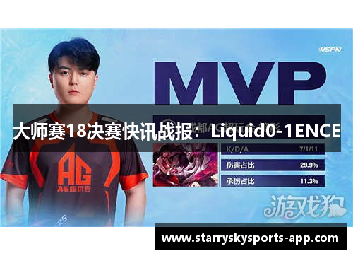大师赛18决赛快讯战报：Liquid0-1ENCE